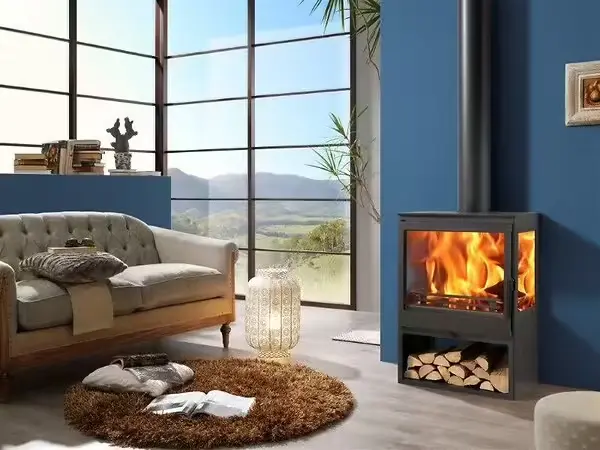 Poêle à bois fonte AMBAR 3V – Anthracite – 7,1kW PANADERO
