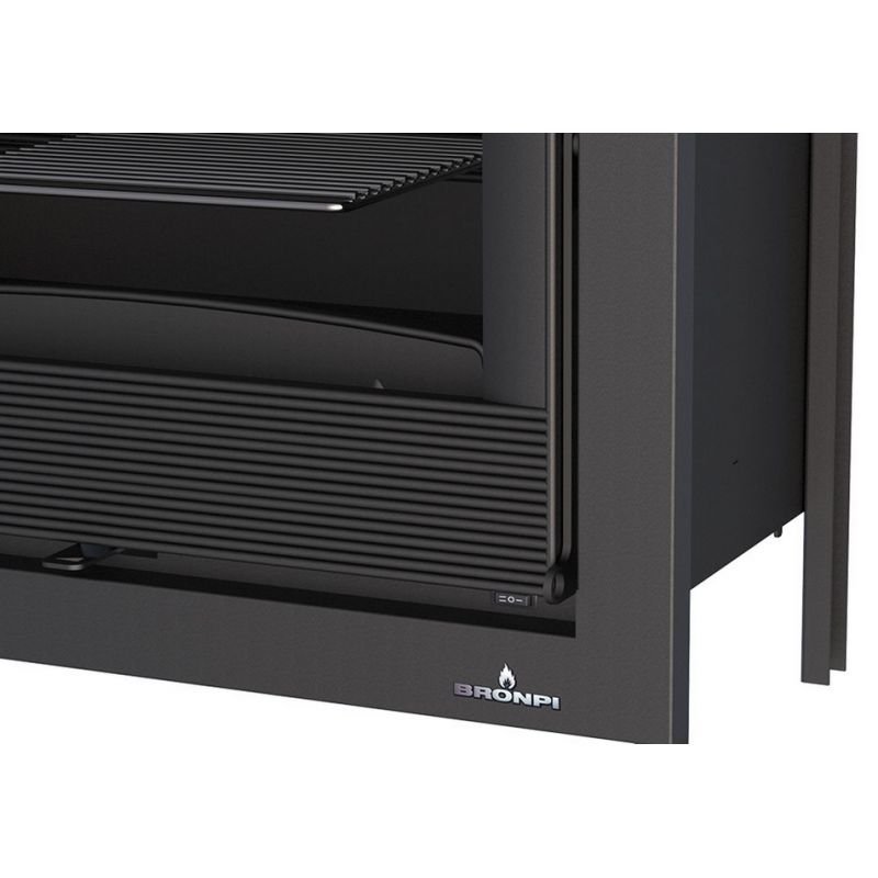 Insert à bois 2 vitres ventilé canalisable – BRONPI Paris 70 EI 11 kW – Image 4