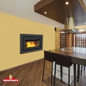 Insert à bois ventilé canalisable – BRONPI Florida-P 15 kW
