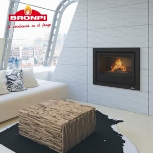 Insert à bois ventilé canalisable – BRONPI Paris 70 12 kW