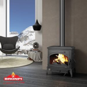 Poêle à bois en fonte – BRONPI Etna 11.3 kW