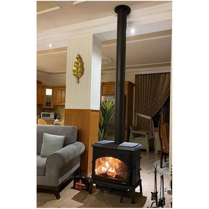Poêle à bois en fonte – BRONPI Etna 11.3 kW – Image 6